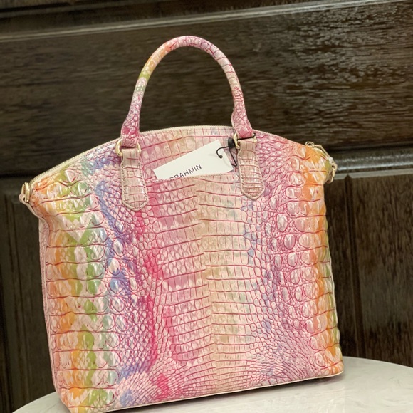 Brahmin Large Duxbury Satchel Optimism Melbourne Bag NWT - Picture 3 of 10